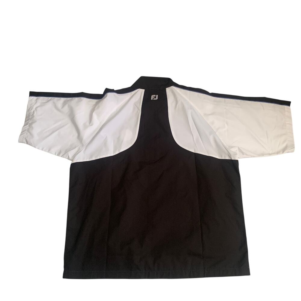 FootJoy Men' Size XL Golf 1/2 Zip Pullover Short Sleeve Logo Golf Shirt - Picture 15 of 16